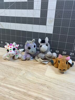 Suprizamals Mini Plush Hoofed Animals – Lot of 4 Small Stuffed Toys